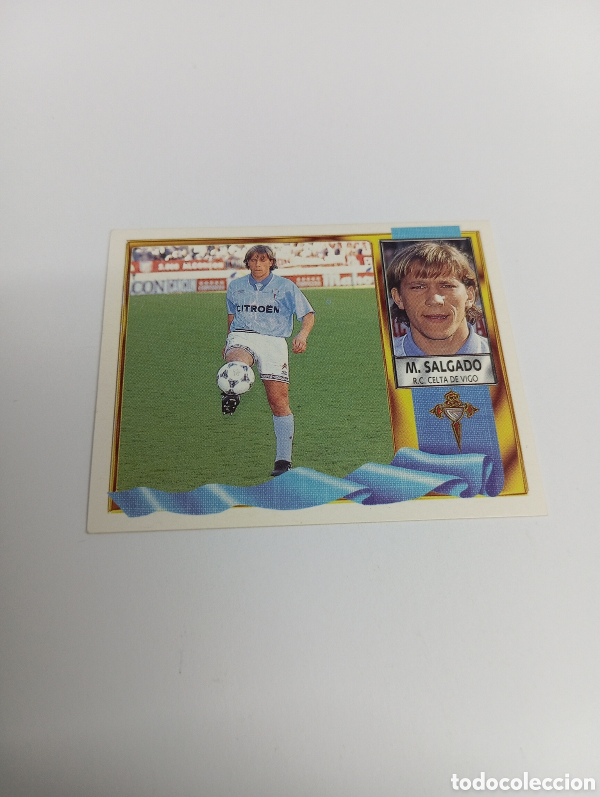 Cromos de F&uacute;tbol: MICHEL SALGADO Celta de Vigo Liga Este 1995 1996 NUEVO SIN PEGAR PANINI 95 96