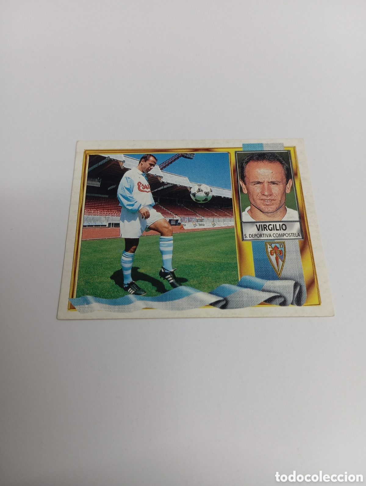 Cromos de F&uacute;tbol: VIRGILIO COLOCA Compostela Liga Este 1995 1996 NUEVO SIN PEGAR PANINI 95 96