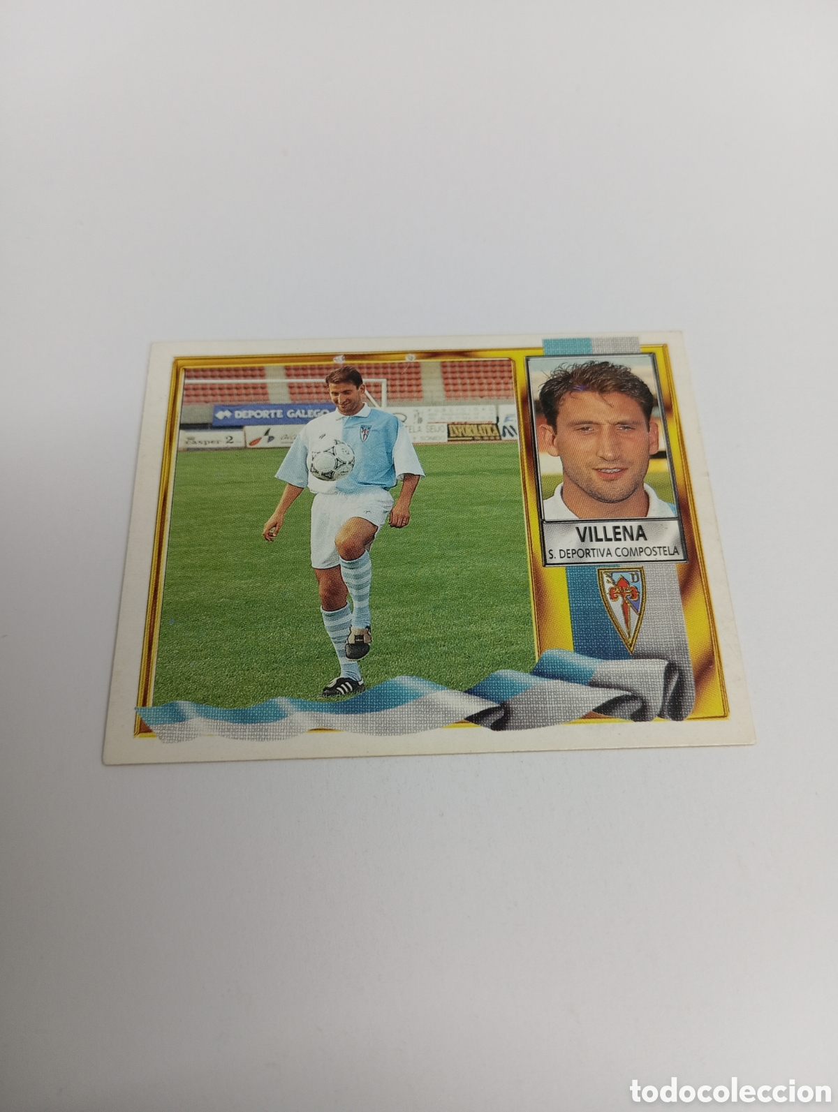 Cromos de F&uacute;tbol: VILLENA Compostela Liga Este 1995 1996 NUEVO SIN PEGAR PANINI 95 96