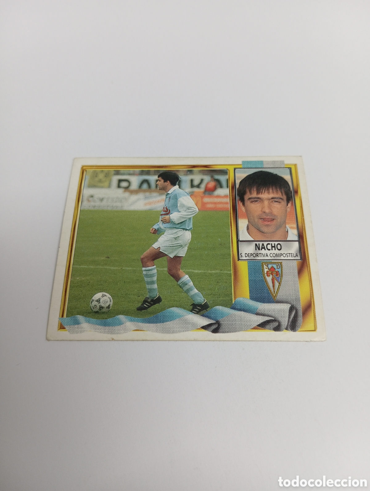 Cromos de F&uacute;tbol: NACHO Compostela Liga Este 1995 1996 NUEVO SIN PEGAR PANINI 95 96