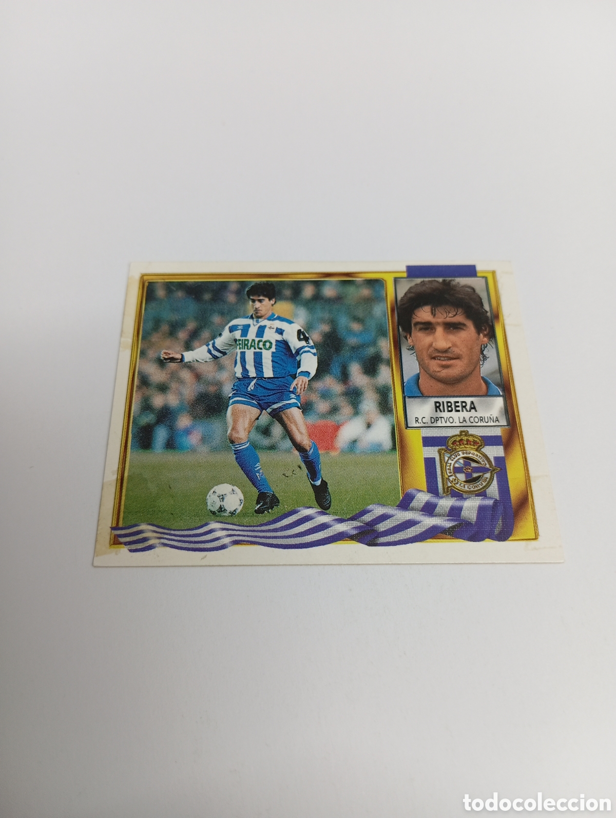 Cromos de F&uacute;tbol: RIBERA Deportivo Liga Este 1995 1996 NUEVO SIN PEGAR PANINI 95 96