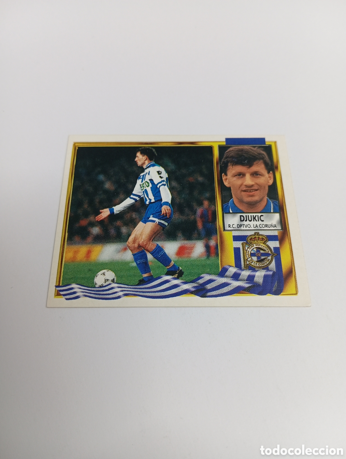 Cromos de F&uacute;tbol: DJUKIC Deportivo Liga Este 1995 1996 NUEVO SIN PEGAR PANINI 95 96