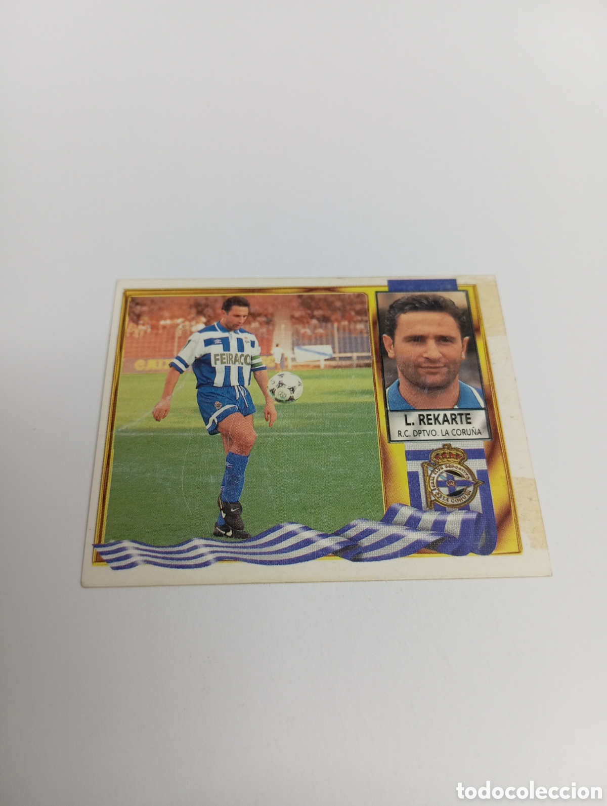 Cromos de F&uacute;tbol: L&Oacute;PEZ REKARTE Deportivo Liga Este 1995 1996 NUEVO SIN PEGAR PANINI 95 96