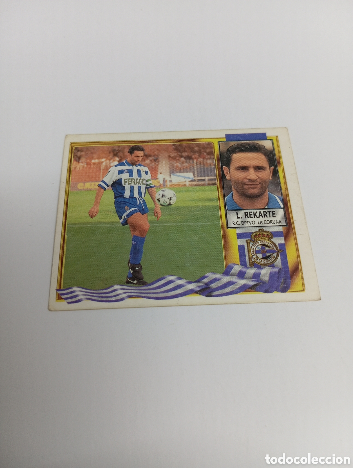 Cromos de F&uacute;tbol: L&Oacute;PEZ REKARTE Deportivo Liga Este 1995 1996 NUEVO SIN PEGAR PANINI 95 96