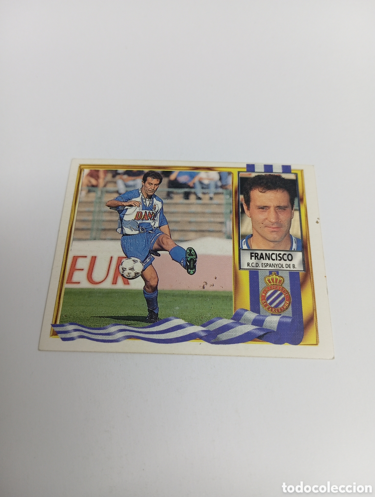 Cromos de F&uacute;tbol: FRANCISCO Espanyol Espa&ntilde;ol Liga Este 1995 1996 NUEVO SIN PEGAR PANINI 95 96