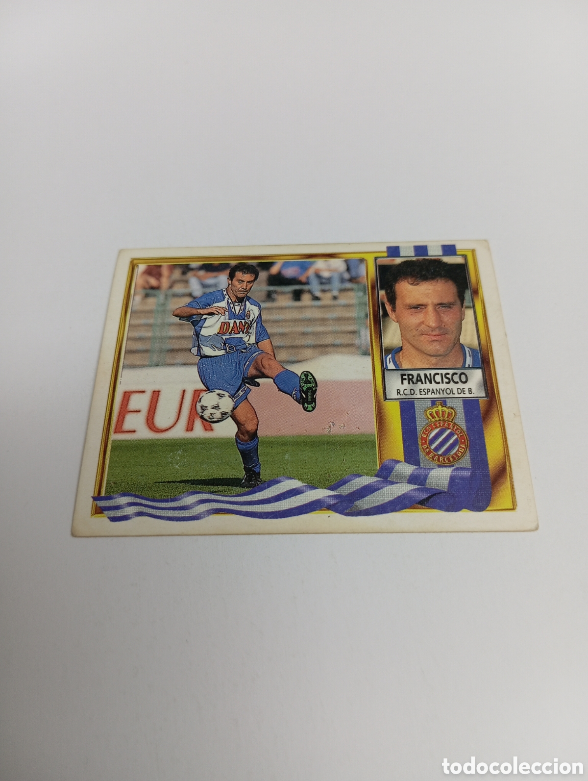 Cromos de F&uacute;tbol: FRANCISCO Espanyol Espa&ntilde;ol Liga Este 1995 1996 NUEVO SIN PEGAR PANINI 95 96
