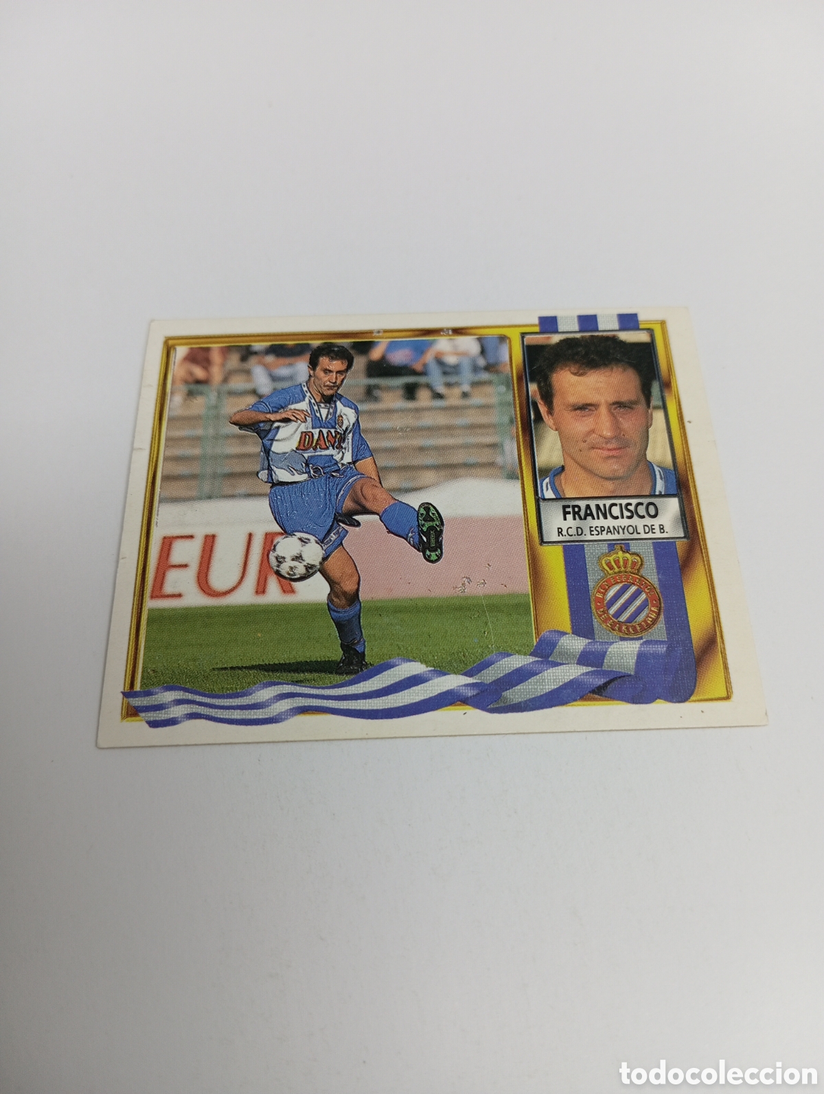 Cromos de F&uacute;tbol: FRANCISCO Espanyol Espa&ntilde;ol Liga Este 1995 1996 NUEVO SIN PEGAR PANINI 95 96