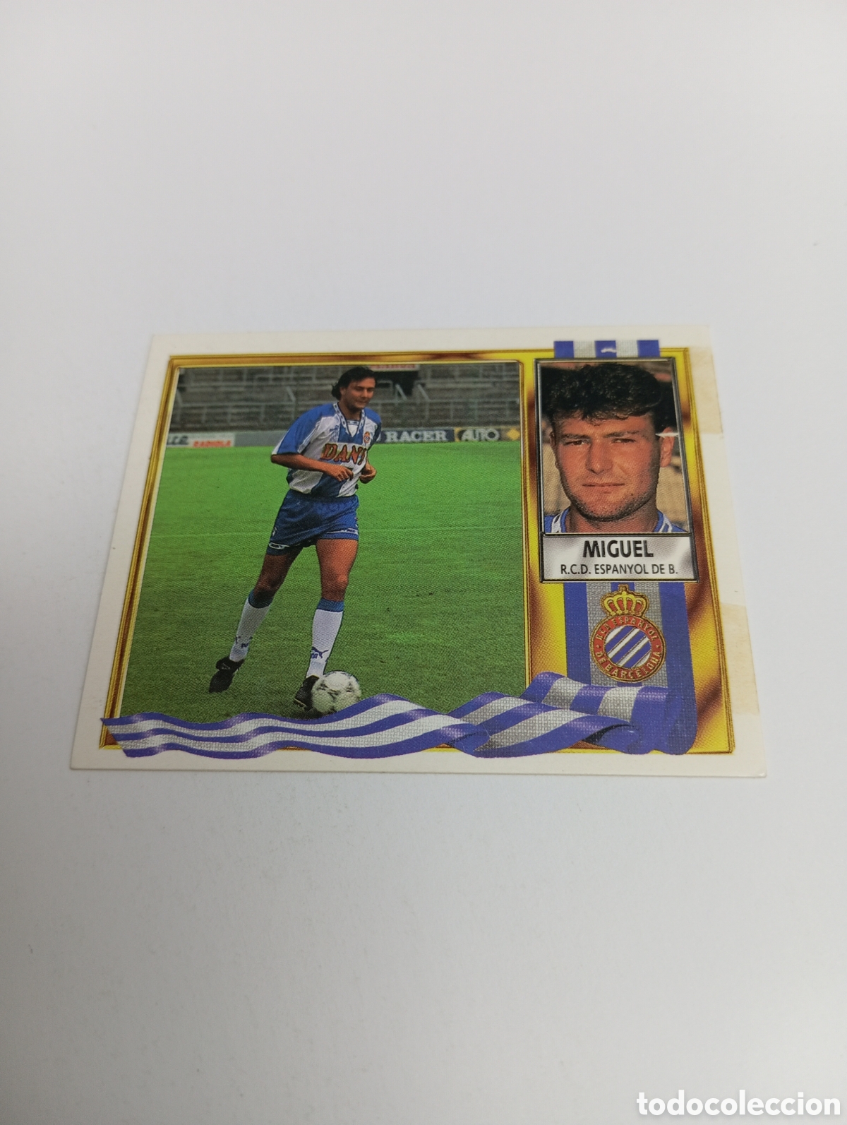 Cromos de F&uacute;tbol: MIGUEL Espanyol Espa&ntilde;ol Liga Este 1995 1996 NUEVO SIN PEGAR PANINI 95 96