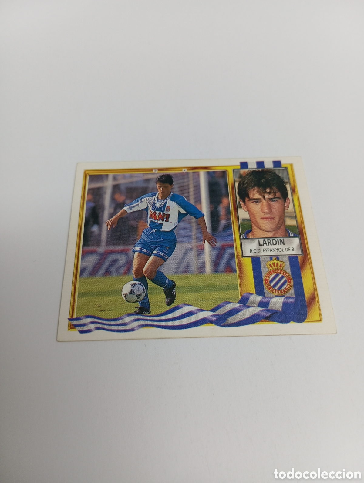 Cromos de F&uacute;tbol: LARDIN Espanyol Espa&ntilde;ol Liga Este 1995 1996 NUEVO SIN PEGAR PANINI 95 96