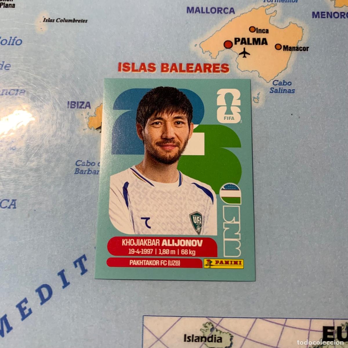 Cromos de F&uacute;tbol: Uzbekist&aacute;n n&uacute;mero 8 cromo panini Mundial Fifa World Cup 2026