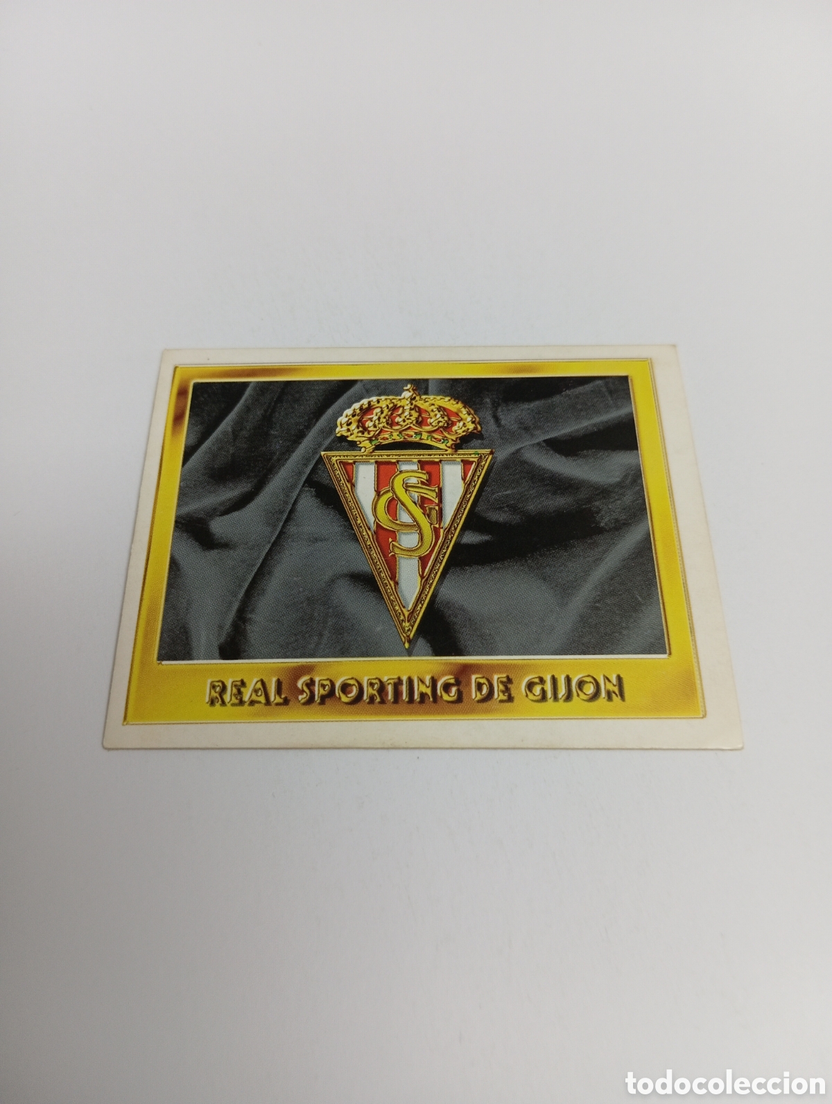 Cromos de F&uacute;tbol: ESCUDO Sporting de Gij&oacute;n Liga Este 1995 1996 NUEVO SIN PEGAR PANINI 95 96