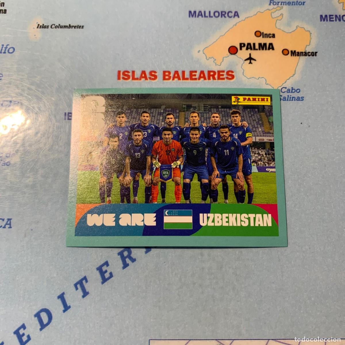 Cromos de F&uacute;tbol: Uzbekist&aacute;n n&uacute;mero 13 cromo panini Mundial Fifa World Cup 2026