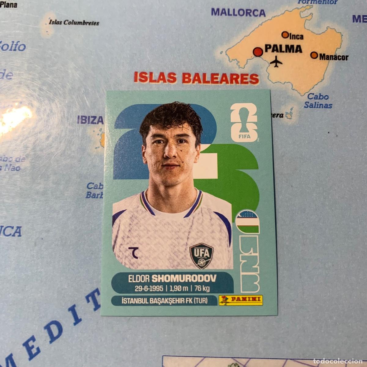 Cromos de F&uacute;tbol: Uzbekist&aacute;n n&uacute;mero 16 cromo panini Mundial Fifa World Cup 2026