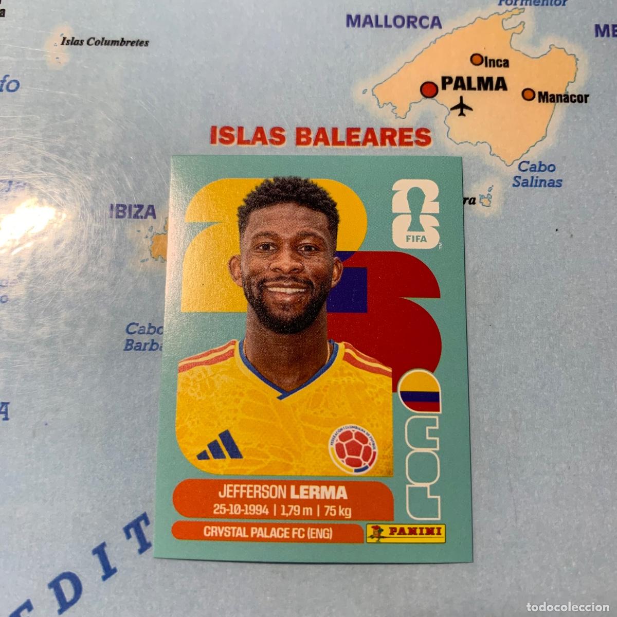 Cromos de F&uacute;tbol: Colombia n&uacute;mero 10 cromo panini Mundial Fifa World Cup 2026