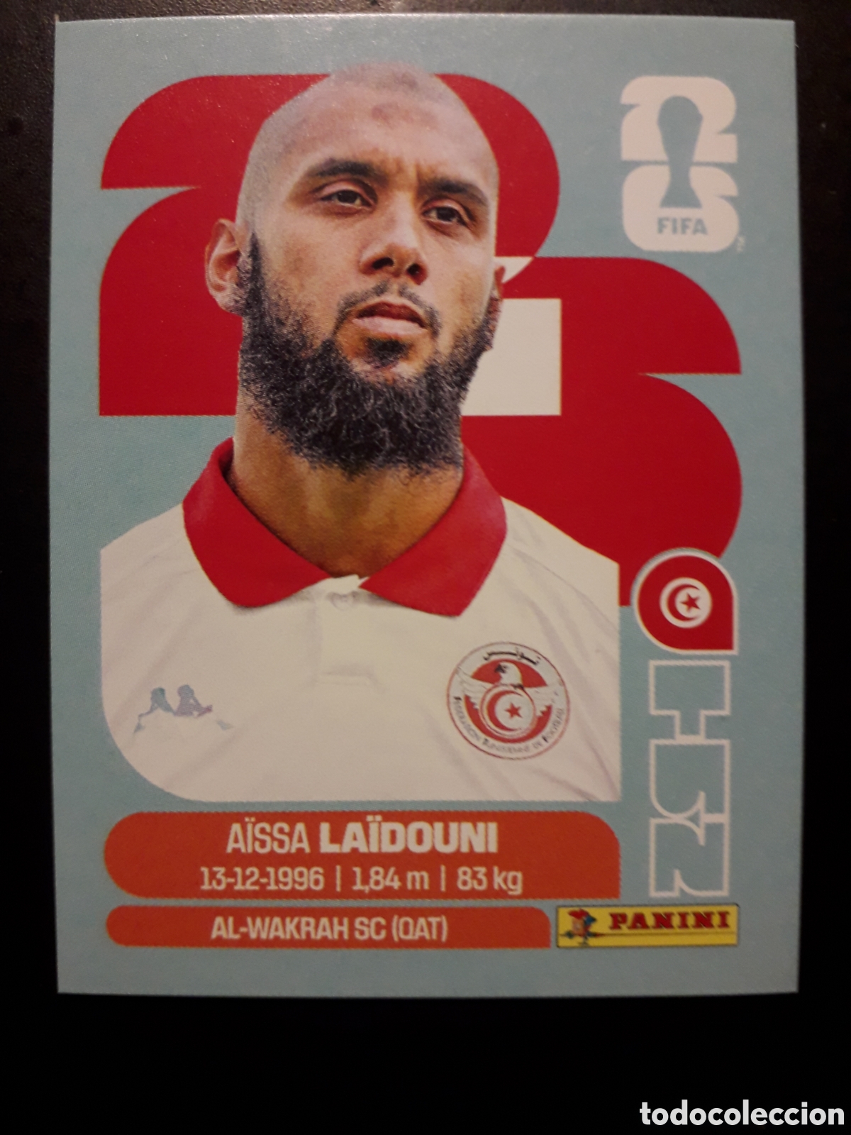 Cromos de F&uacute;tbol: LA&Iuml;DOUNI T&Uacute;NEZ TUN 10 MUNDIAL F&Uacute;TBOL 2026 FIFA WORLD CUP PANINI SIN PEGAR PEDIDO M&Iacute;NIMO 3&euro;