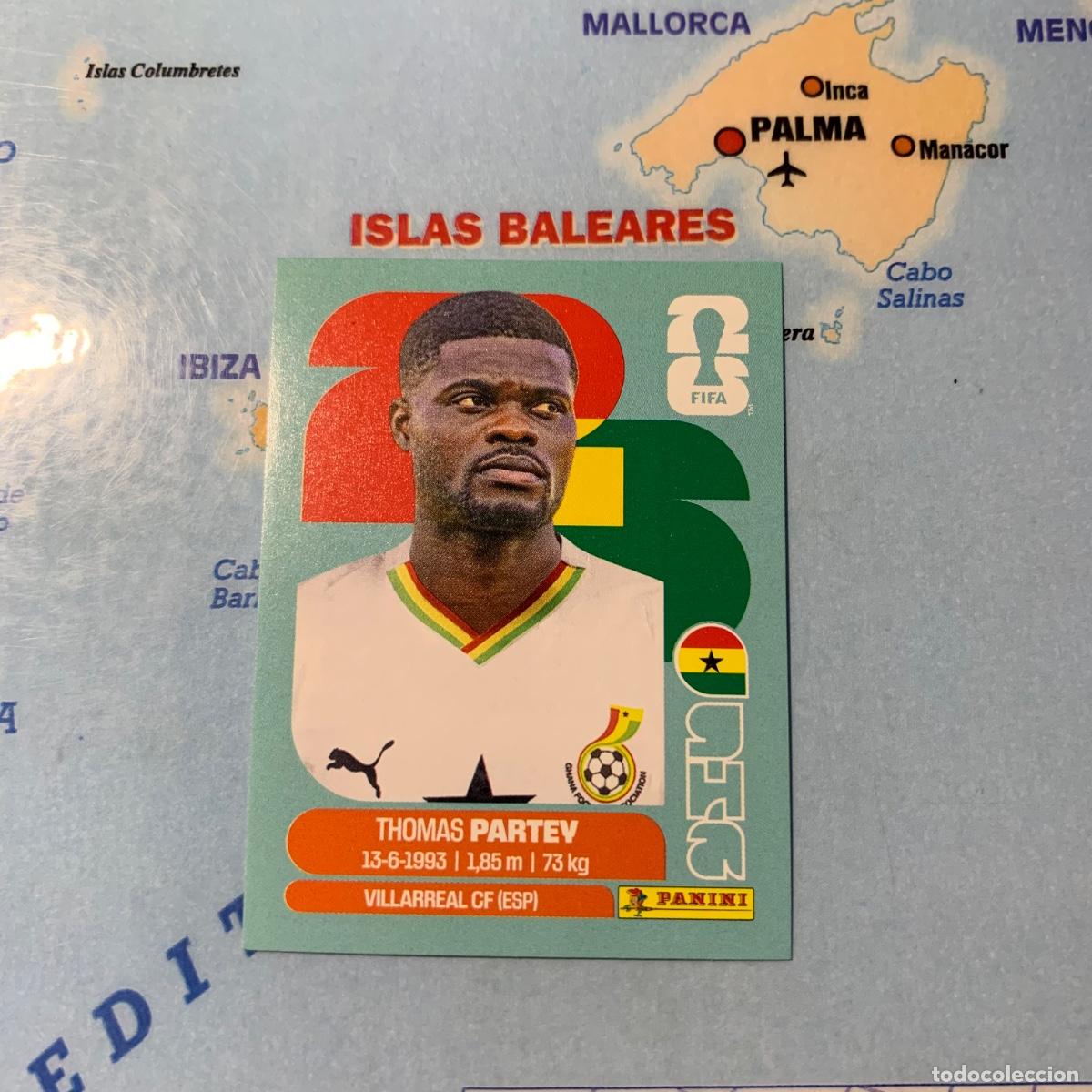 Cromos de F&uacute;tbol: Ghana n&uacute;mero 10 cromo panini Mundial Fifa World Cup 2026