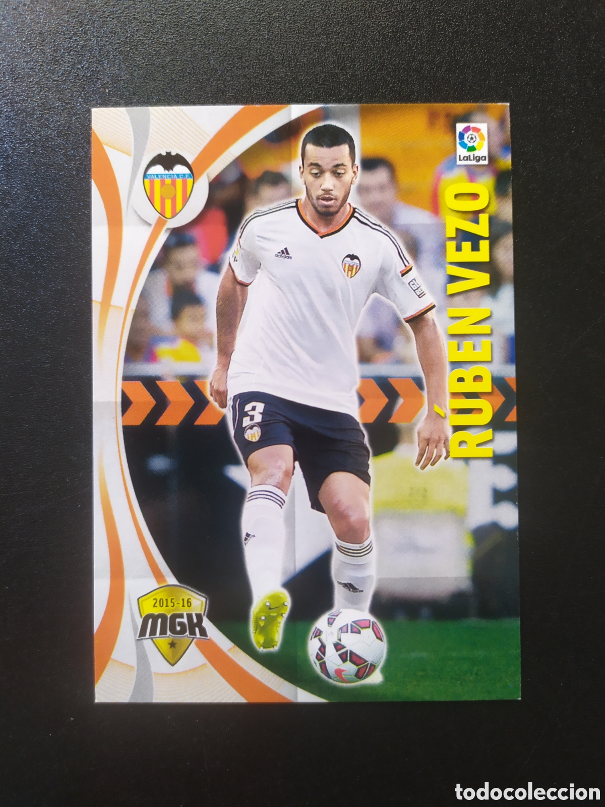 Cromos de F&uacute;tbol: Megacracks 2015 2016 15 16 panini Rub&eacute;n Vezo n&deg; 495 Valencia