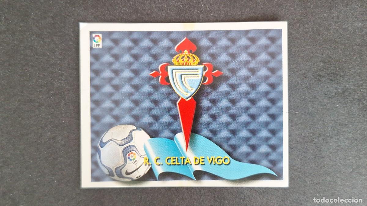 Cromos de F&uacute;tbol: L5 ESCUDO CELTA DE VIGO LIGA ESTE 2000 2001 00 01 NUNCA PEGADO SIN PEGAR