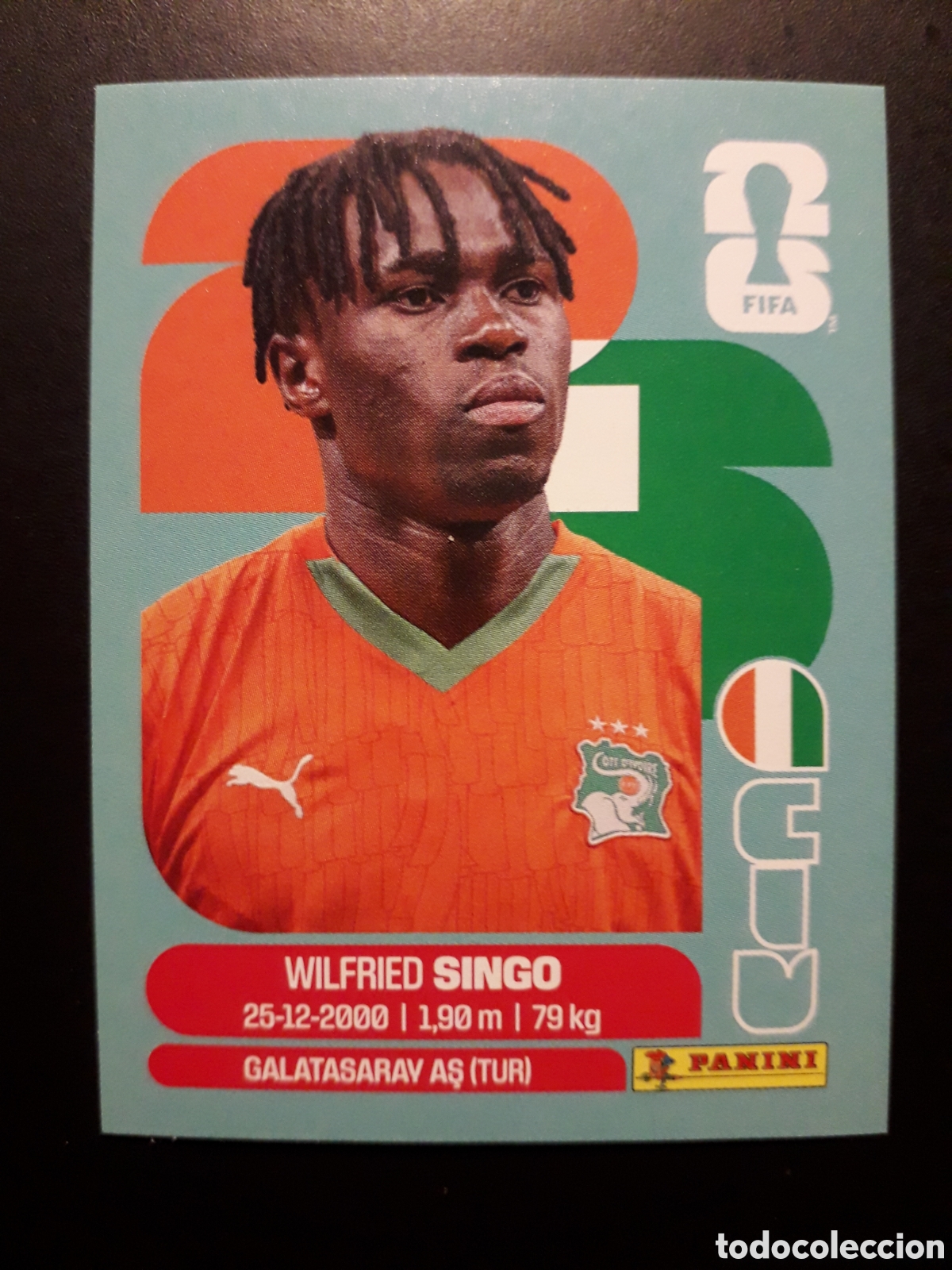 Cromos de Futebol: SINGO COSTA DE MARFIL CIV 4 MUNDIAL F&Uacute;TBOL 2026 FIFA WORLD CUP PANINI SIN PEGAR PEDIDO M&Iacute;NIMO 3&euro;