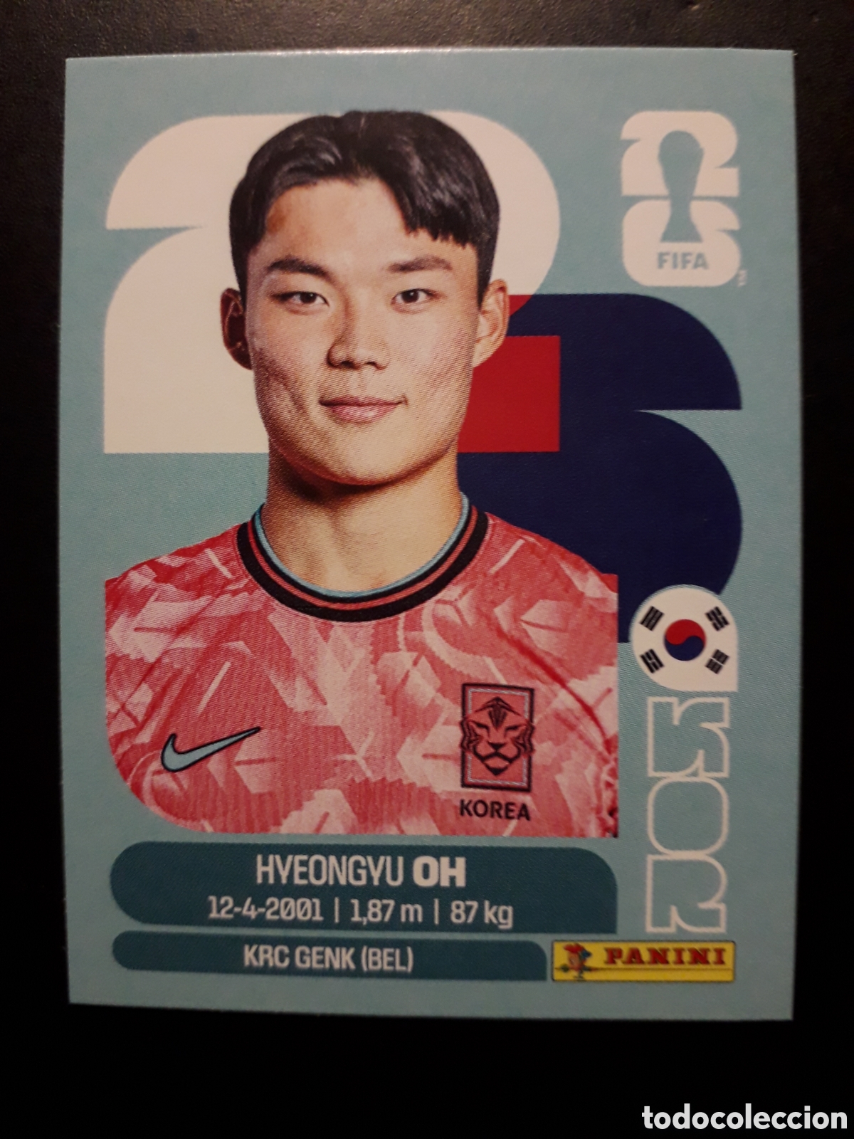 Cromos de Futebol: H OH COREA DEL SUR KOR 20 MUNDIAL F&Uacute;TBOL 2026 FIFA WORLD CUP PANINI SIN PEGAR PEDIDO M&Iacute;NIMO 3&euro;