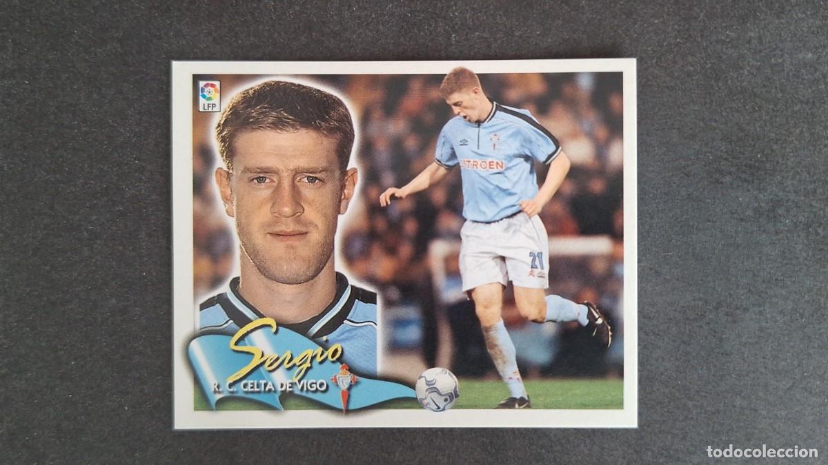 Cartes &agrave; collectionner de Football: L5 SERGIO CELTA DE VIGO LIGA ESTE 2000 2001 00 01 NUNCA PEGADO SIN PEGAR