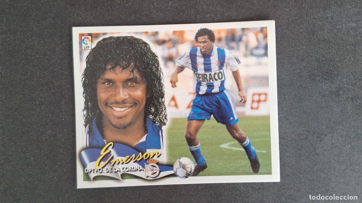 Cartes &agrave; collectionner de Football: L5 EMERSSON DEPORTIVO DE LA CORU&Ntilde;A LIGA ESTE 2000 2001 00 01 NUNCA PEGADO SIN PEGAR
