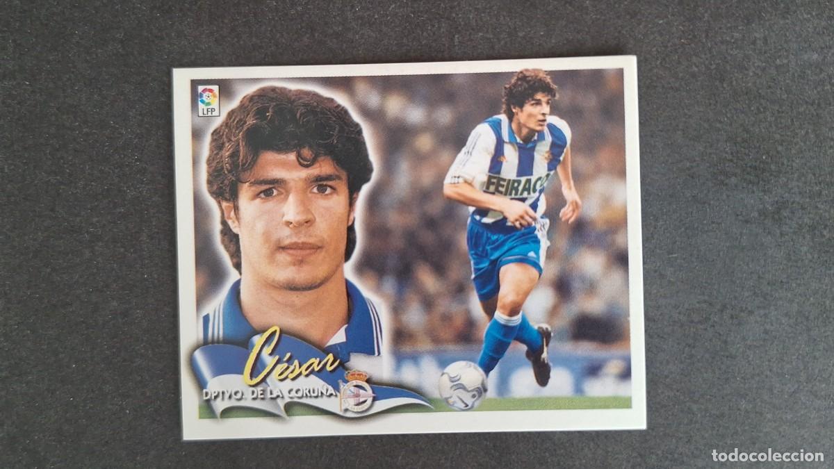 Fu&szlig;ball-Sticker: L5 CESAR DEPORTIVO DE LA CORU&Ntilde;A LIGA ESTE 2000 2001 00 01 NUNCA PEGADO SIN PEGAR