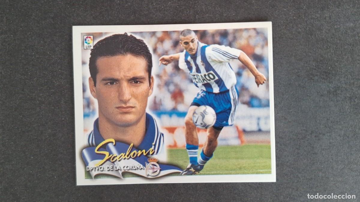 Cromos de F&uacute;tbol: L5 SCALONI DEPORTIVO DE LA CORU&Ntilde;A LIGA ESTE 2000 2001 00 01 NUNCA PEGADO SIN PEGAR