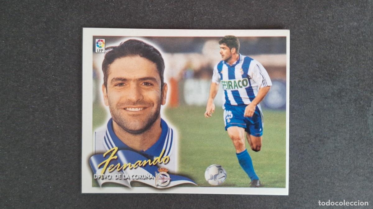 Cromos de F&uacute;tbol: L5 FERNANDO DEPORTIVO DE LA CORU&Ntilde;A LIGA ESTE 2000 2001 00 01 NUNCA PEGADO SIN PEGAR