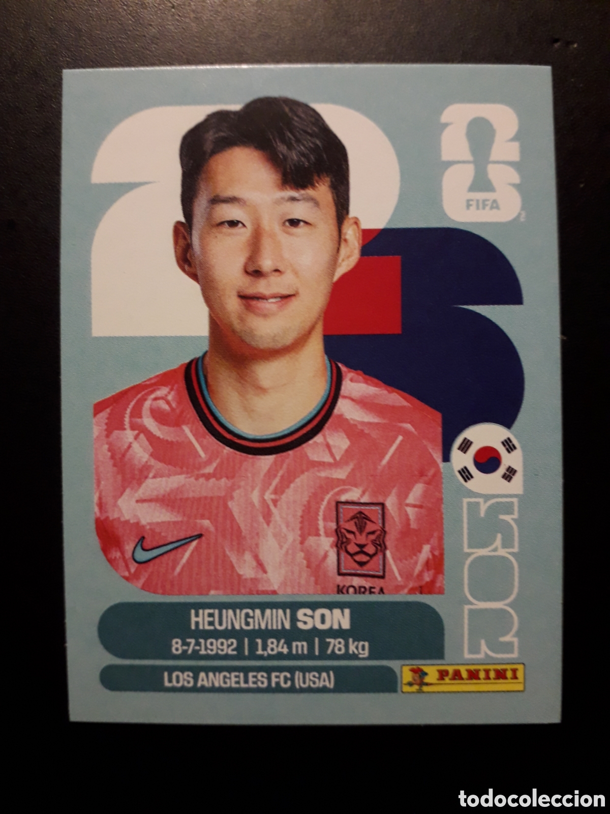 Cromos de F&uacute;tbol: SON COREA DEL SUR KOR 18 MUNDIAL F&Uacute;TBOL 2026 FIFA WORLD CUP PANINI SIN PEGAR PEDIDO M&Iacute;NIMO 3&euro;