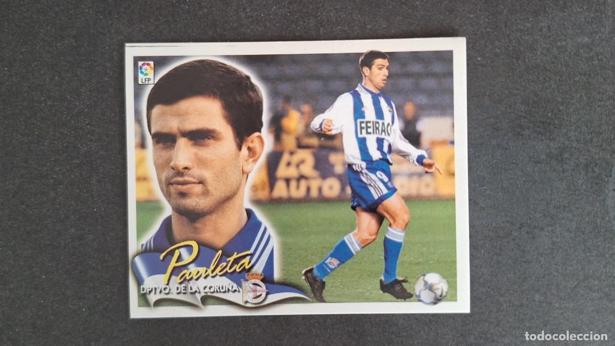 Cromos de F&uacute;tbol: L5 PAULETA DEPORTIVO DE LA CORU&Ntilde;A LIGA ESTE 2000 2001 00 01 NUNCA PEGADO SIN PEGAR