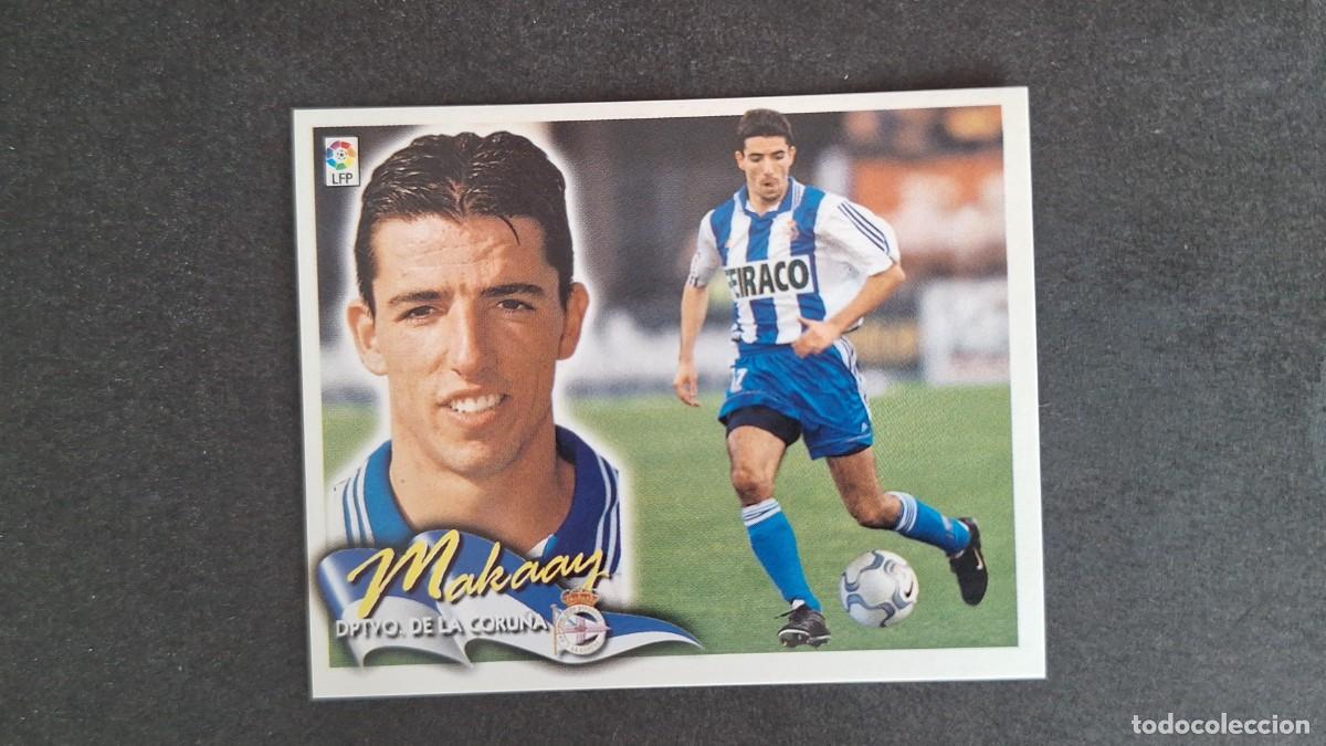 Cromos de F&uacute;tbol: L5 MAKAAY DEPORTIVO DE LA CORU&Ntilde;A LIGA ESTE 2000 2001 00 01 NUNCA PEGADO SIN PEGAR