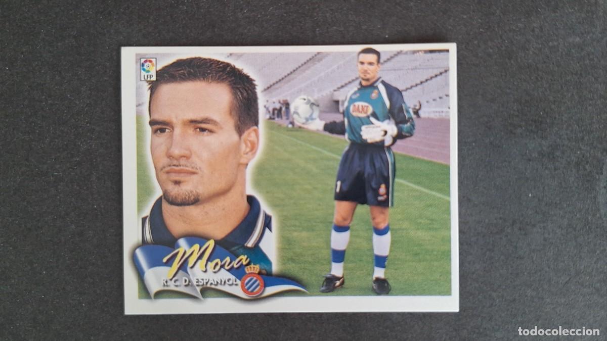 Cromos de F&uacute;tbol: L5 MORA R. C. D. ESPA&Ntilde;OL LIGA ESTE 2000 2001 00 01 NUNCA PEGADO SIN PEGAR
