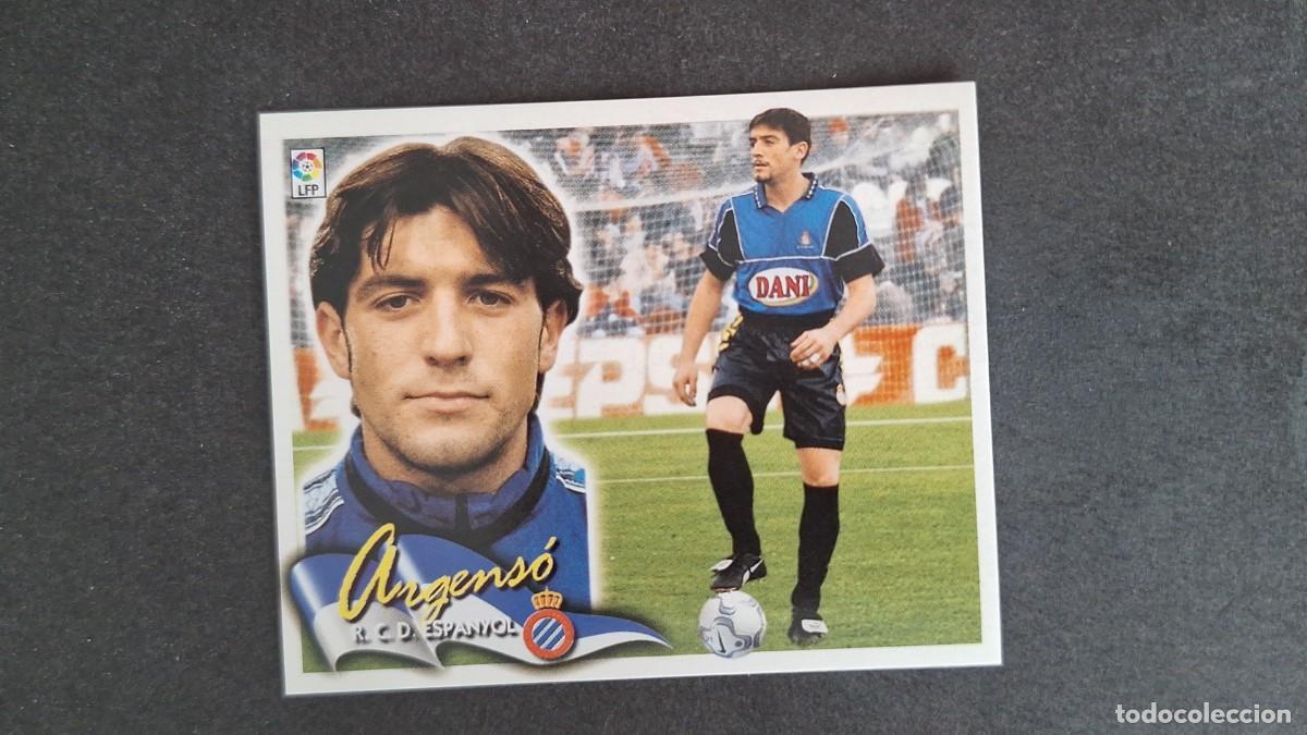Cromos de F&uacute;tbol: L5 ARGENSO R. C. D. ESPA&Ntilde;OL LIGA ESTE 2000 2001 00 01 NUNCA PEGADO SIN PEGAR