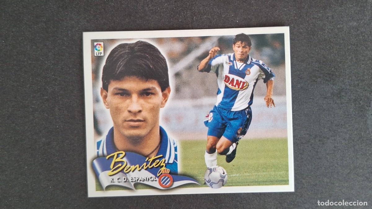 Cromos de F&uacute;tbol: L5 BENITEZ R. C. D. ESPA&Ntilde;OL LIGA ESTE 2000 2001 00 01 NUNCA PEGADO SIN PEGAR