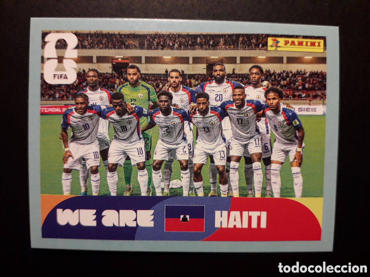 Cromos de F&uacute;tbol: EQUIPO HAIT&Iacute; HAI 13 MUNDIAL F&Uacute;TBOL 2026 FIFA WORLD CUP PANINI SIN PEGAR PEDIDO M&Iacute;NIMO 3&euro;
