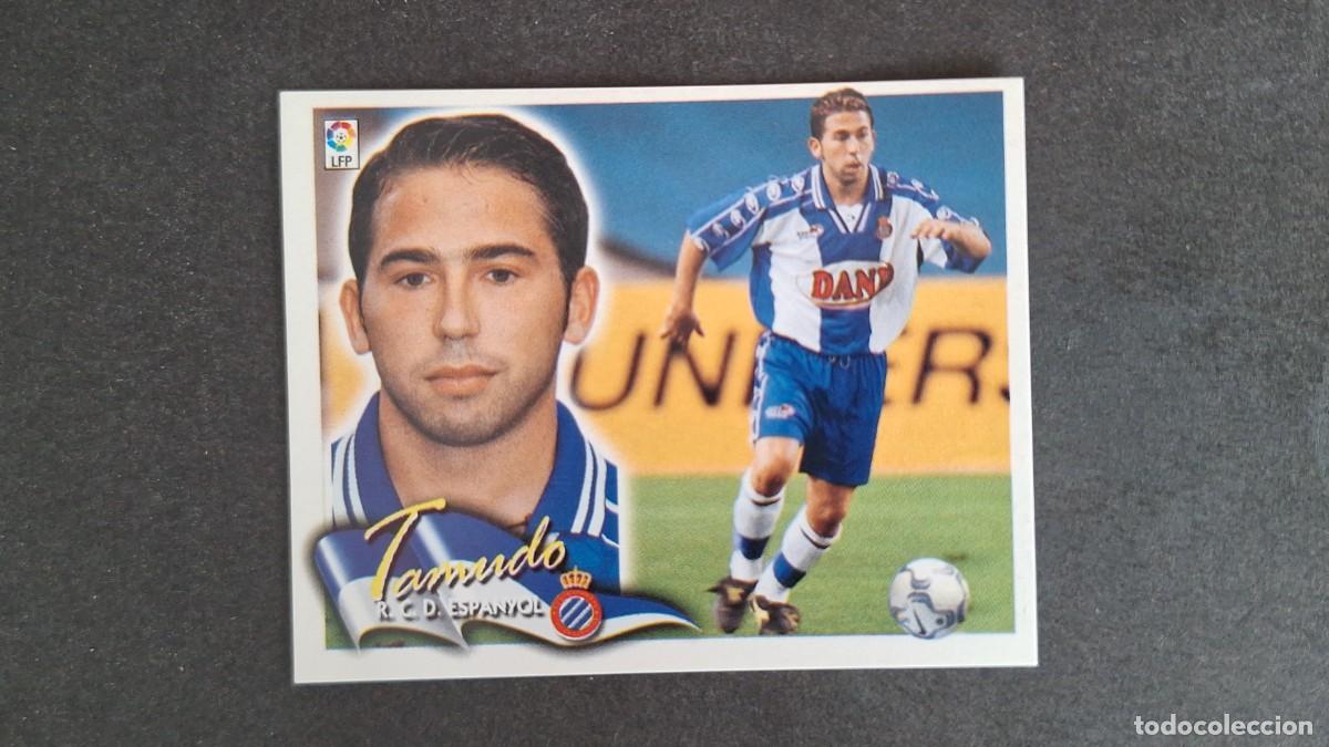 Cromos de F&uacute;tbol: L5 TAMUDO R. C. D. ESPA&Ntilde;OL LIGA ESTE 2000 2001 00 01 NUNCA PEGADO SIN PEGAR