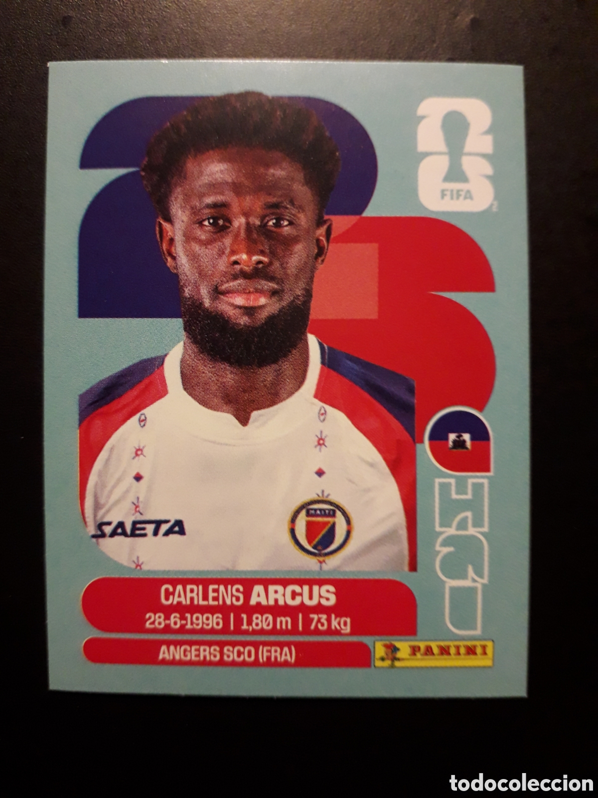 Cromos de F&uacute;tbol: ARCUS HAIT&Iacute; HAI 3 MUNDIAL F&Uacute;TBOL 2026 FIFA WORLD CUP PANINI SIN PEGAR PEDIDO M&Iacute;NIMO 3&euro;