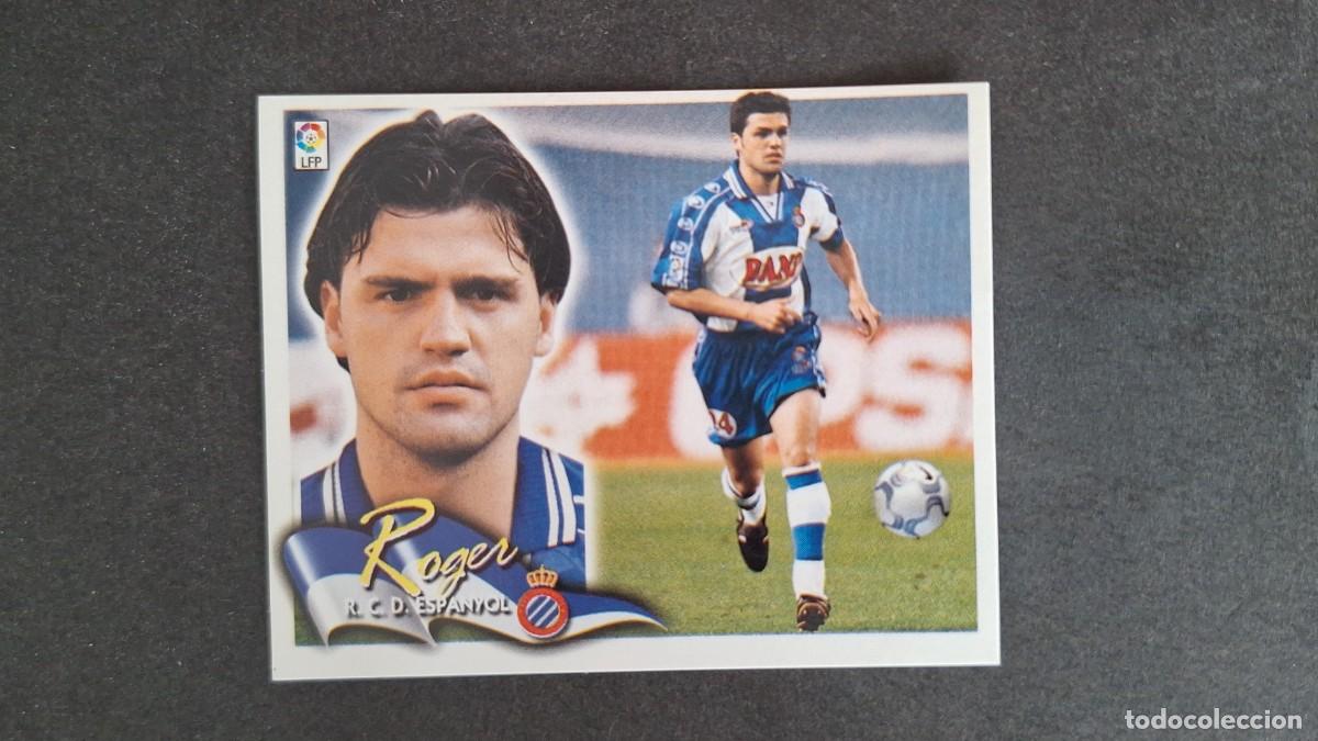 Cromos de F&uacute;tbol: L5 ROGER R. C. D. ESPA&Ntilde;OL LIGA ESTE 2000 2001 00 01 NUNCA PEGADO SIN PEGAR