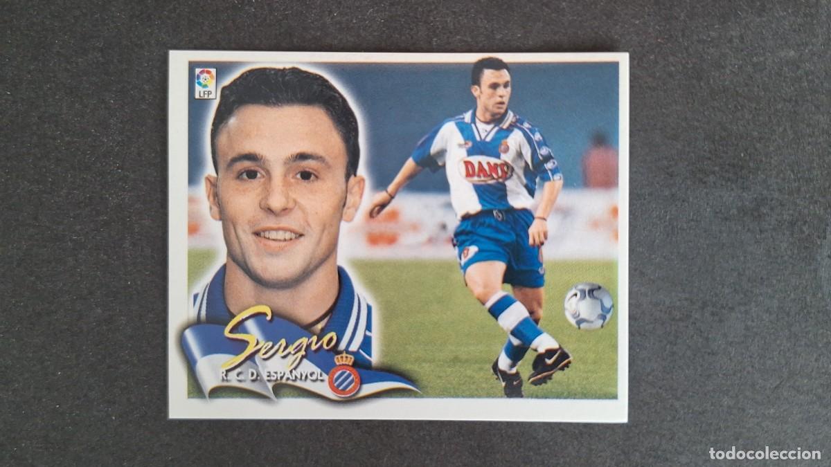Cromos de F&uacute;tbol: L5 SERGIO R. C. D. ESPA&Ntilde;OL LIGA ESTE 2000 2001 00 01 NUNCA PEGADO SIN PEGAR