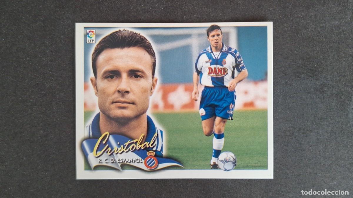 Cromos de F&uacute;tbol: L5 CRISTOBAL R. C. D. ESPA&Ntilde;OL LIGA ESTE 2000 2001 00 01 NUNCA PEGADO SIN PEGAR