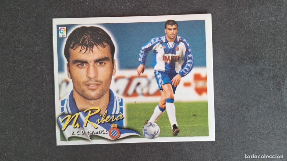 Cromos de F&uacute;tbol: L5 N. RIVERA R. C. D. ESPA&Ntilde;OL LIGA ESTE 2000 2001 00 01 NUNCA PEGADO SIN PEGAR