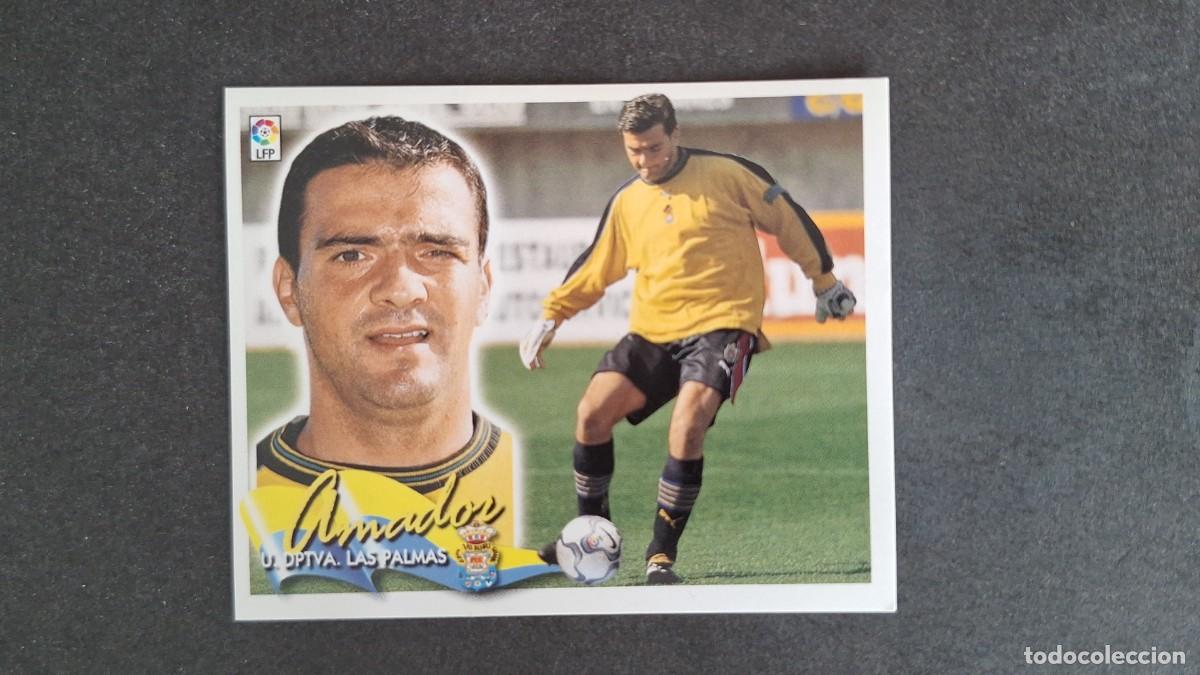 Cromos de F&uacute;tbol: L5 AMADOR U. D. LAS PALMAS LIGA ESTE 2000 2001 00 01 NUNCA PEGADO SIN PEGAR