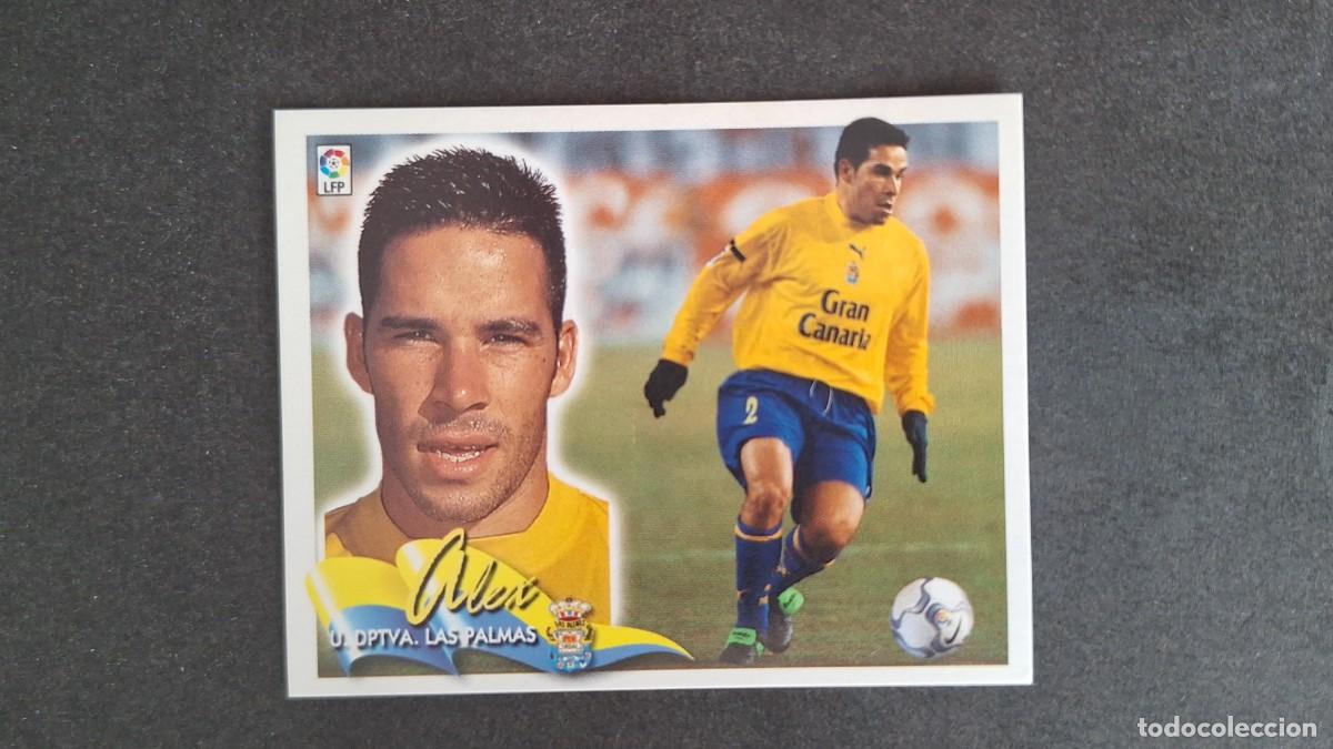 Cromos de F&uacute;tbol: L5 ALEX U. D. LAS PALMAS LIGA ESTE 2000 2001 00 01 NUNCA PEGADO SIN PEGAR