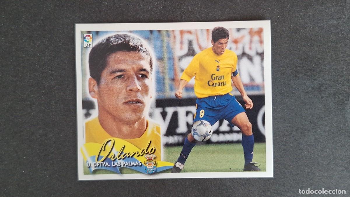 Cromos de F&uacute;tbol: L5 ORLANDO U. D. LAS PALMAS LIGA ESTE 2000 2001 00 01 NUNCA PEGADO SIN PEGAR