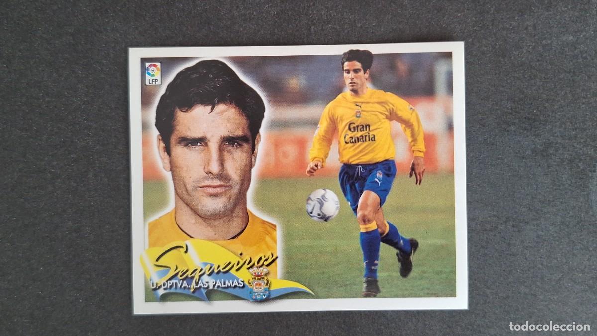 Cromos de F&uacute;tbol: L5 SEQUEIROS U. D. LAS PALMAS LIGA ESTE 2000 2001 00 01 NUNCA PEGADO SIN PEGAR