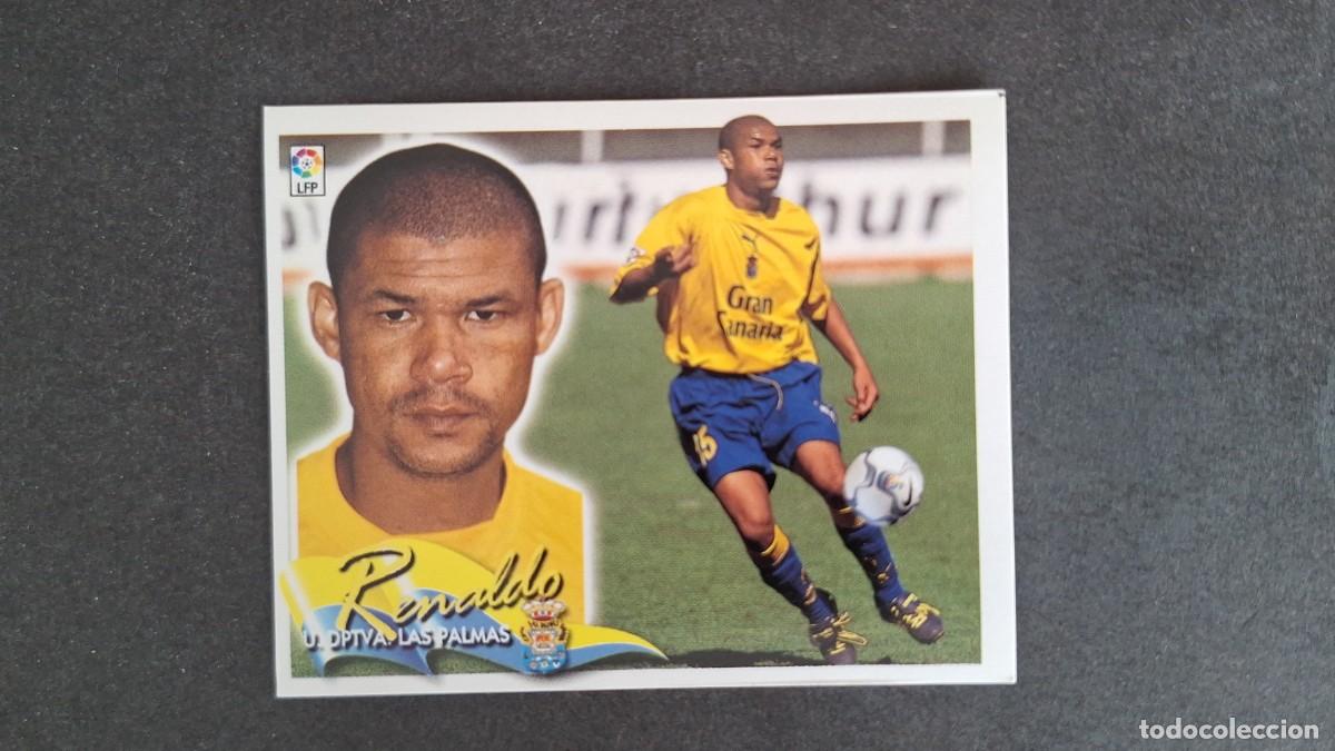 Cromos de F&uacute;tbol: L5 RENALDO U. D. LAS PALMAS LIGA ESTE 2000 2001 00 01 NUNCA PEGADO SIN PEGAR