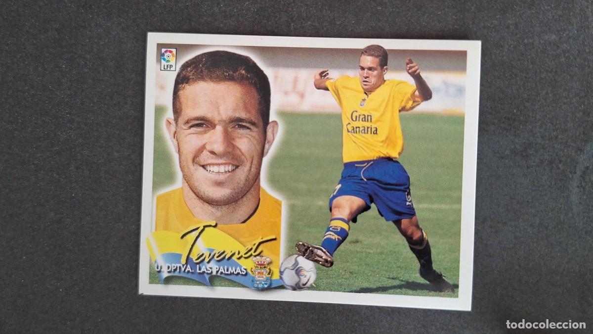 Cromos de F&uacute;tbol: L5 TEVENET U. D. LAS PALMAS LIGA ESTE 2000 2001 00 01 NUNCA PEGADO SIN PEGAR