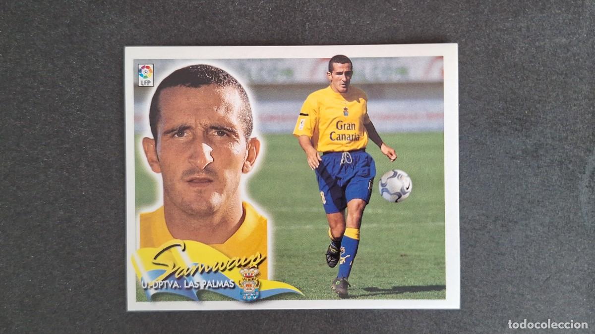 Cromos de F&uacute;tbol: L5 SAMWAYS U. D. LAS PALMAS LIGA ESTE 2000 2001 00 01 NUNCA PEGADO SIN PEGAR
