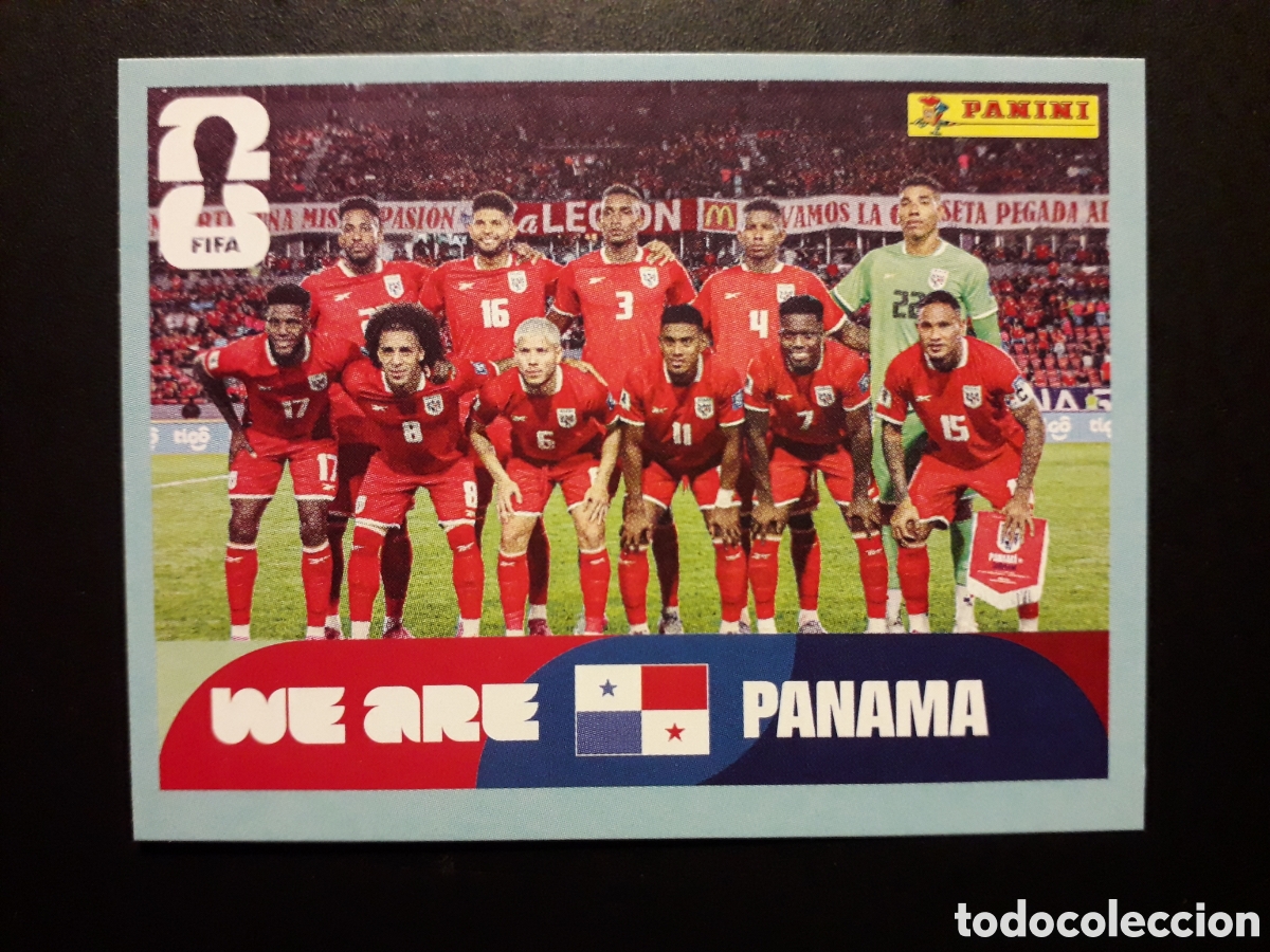 Cromos de F&uacute;tbol: EQUIPO PANAM&Aacute; PAN 13 MUNDIAL F&Uacute;TBOL 2026 FIFA WORLD CUP PANINI SIN PEGAR PEDIDO M&Iacute;NIMO 3&euro;